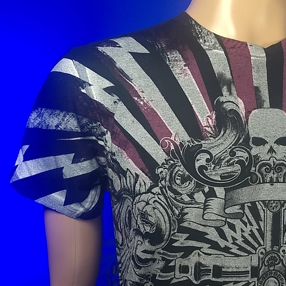 Chemistry Gothic Skulls and lightning size M - Picture 7 of 14